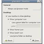 Extra Nautilus preferences