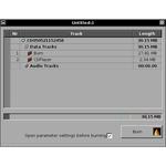 The compilation window with some data folders.