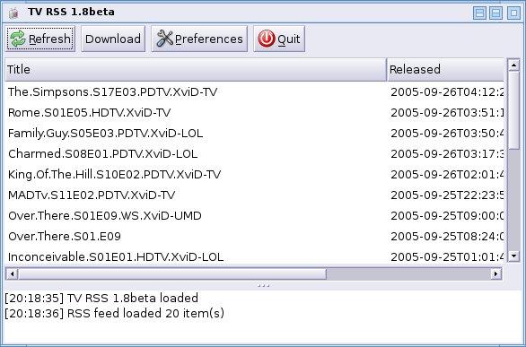 TV RSS