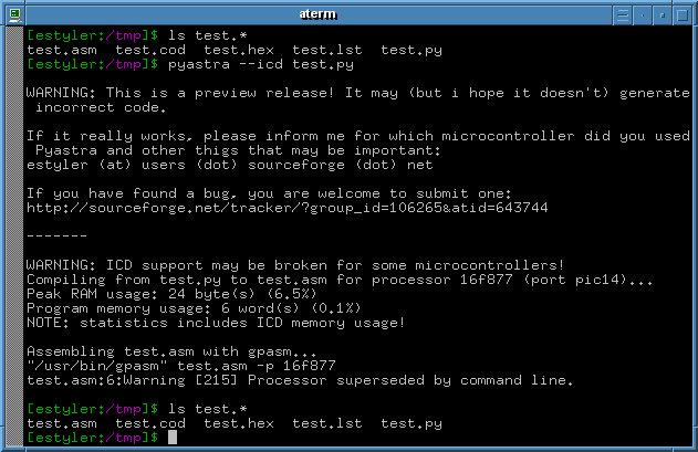 Pyastra v0.0.4+CVS