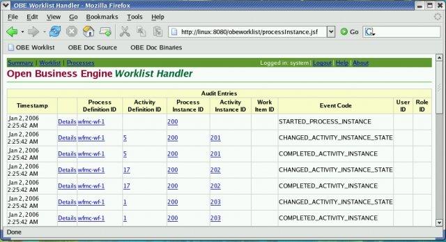 Workflow Audit Trail