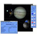 Geomview being driven by The Orrery