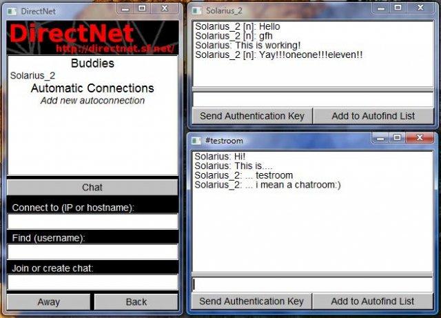 DirectNet on Windows Vista